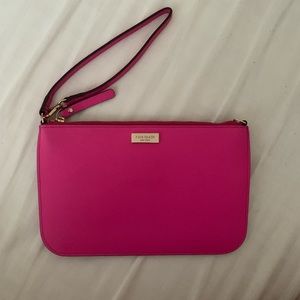 Hot pink Kate Spade Wallet.